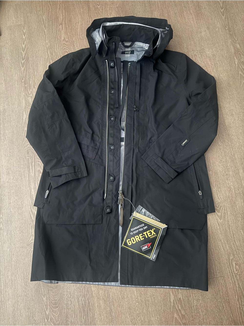 ACRONYM J53TS-GT GORE-TEX Black Men's Waterproof Hooded Coat XL SLIM